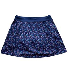 RLX Ralph Lauren Navy Floral Performance Skort Small